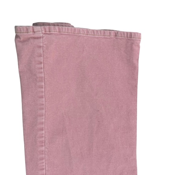 Old Navy Womens Pink Corduroy Stretch Bootcut Pants Size 8 Regular Mid Rise - Picture 6 of 8